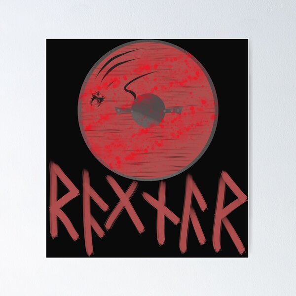 Item preview, Bloody shield of ragnar lothbrok designed and sold by Yous-Bou.