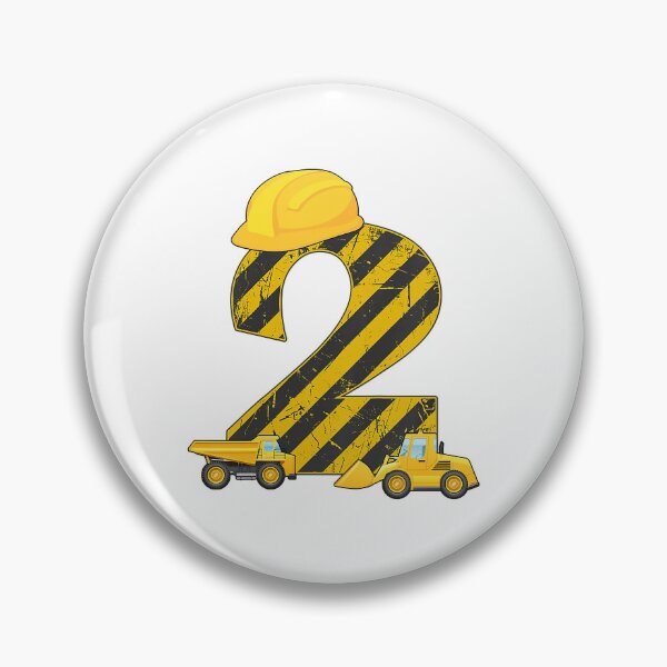 Artikelvorschau, 2. Geburtstag Bagger Ich bin 2 Jahre Bauarbeiter Bagger Geschenk entworfen und verkauft von MalloWilli.
