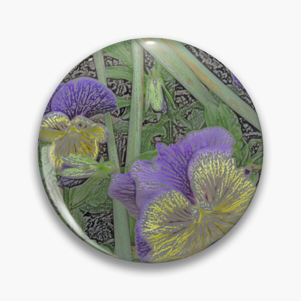 Item preview, Colored Pencil Flowers designed and sold by bertsworks300.