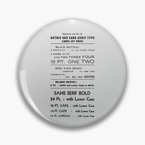 Item preview, 1920s PRINT/ FONT/ TYPEFACE designed and sold by ThrowbackAds.