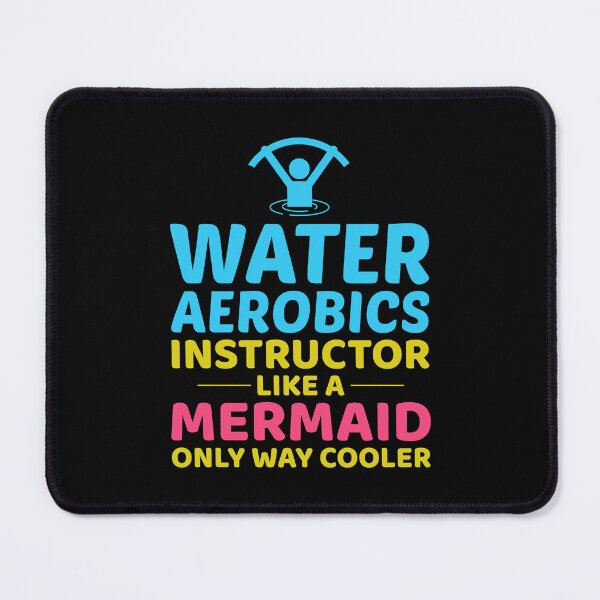 Item preview, Water Aerobics Instructor Mermaid Aquatic fitness designed and sold by CuteDesigns1.