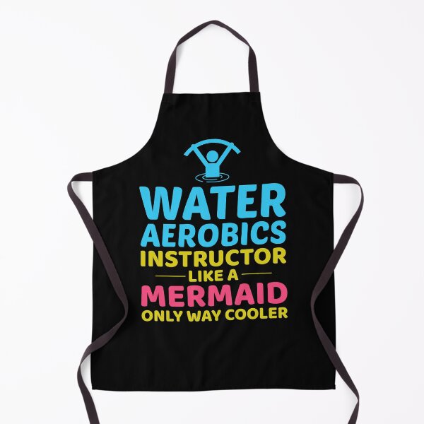 Item preview, Water Aerobics Instructor Mermaid Aquatic fitness designed and sold by CuteDesigns1.