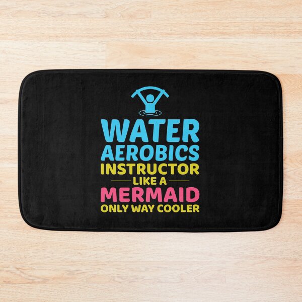 Item preview, Water Aerobics Instructor Mermaid Aquatic fitness designed and sold by CuteDesigns1.