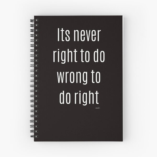 Item preview, NEVER RIGHT TO DO WRONG designed and sold by GODLOVES by Isaiah .