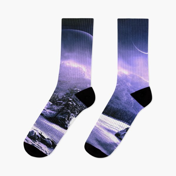 Item preview, night abstract scenery designed and sold by SohaibHania.