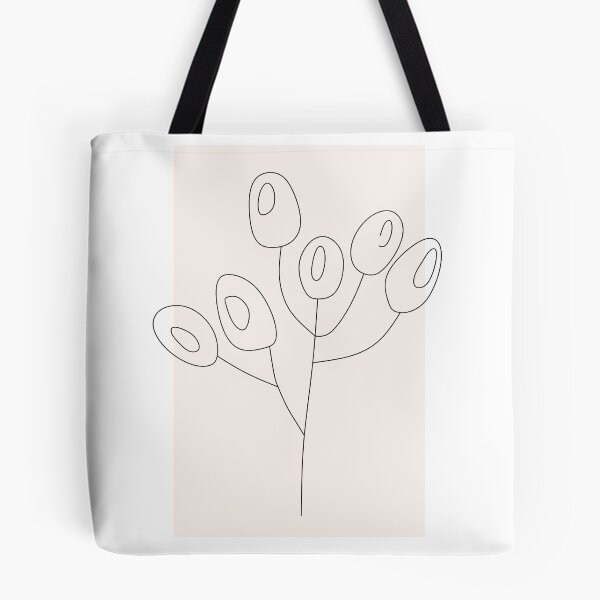 Item preview, One Line flower art minimalist  Drawing - minimalist simple line art - abstract line art drawing designed and sold by Softlife.