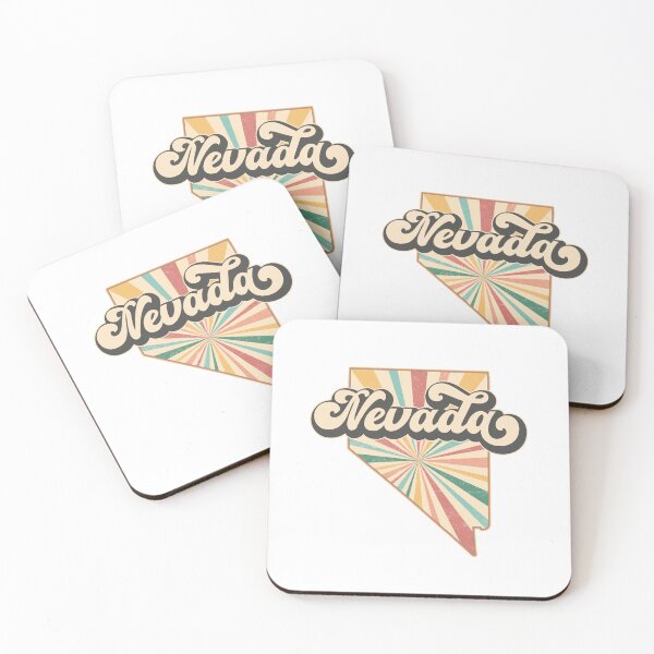Item preview, Nevada Fan Retro State, Vintage Groovy Nevada Map, Distressed America Gift designed and sold by Cátia Lima.