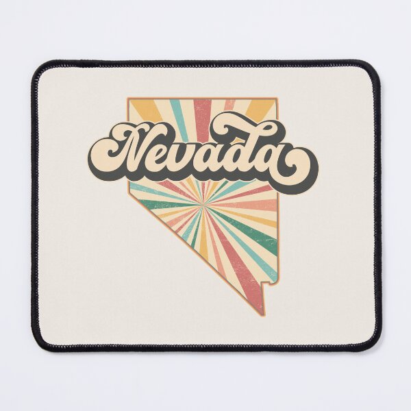 Item preview, Nevada Fan Retro State, Vintage Groovy Nevada Map, Distressed America Gift designed and sold by Cátia Lima.
