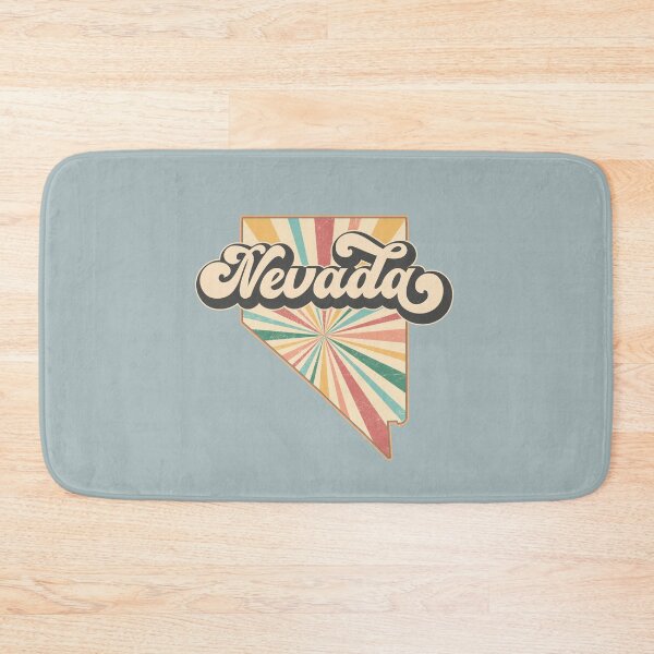 Item preview, Nevada Fan Retro State, Vintage Groovy Nevada Map, Distressed America Gift designed and sold by Cátia Lima.