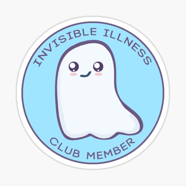 Item preview, Invisible Illness Club Member designed and sold by PaperCactusInk.