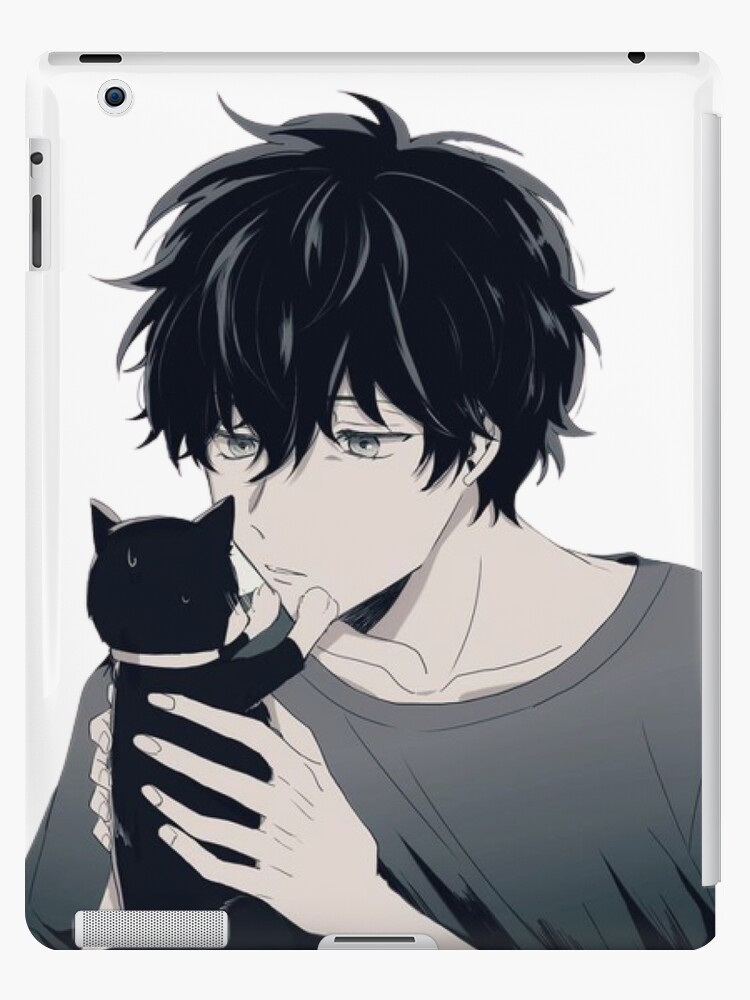 Anime boy with cat Wallpapers Download  MobCup