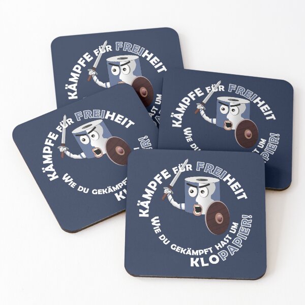 Item preview, Fight for freedom like you fought for toilet paper (German) designed and sold by GiborDesign.
