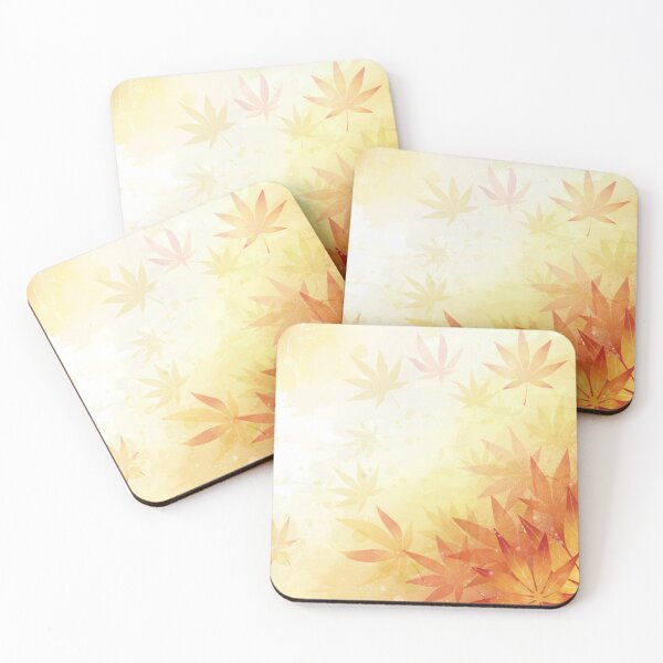 Item preview, orange leaves abstract designed and sold by SohaibHania.