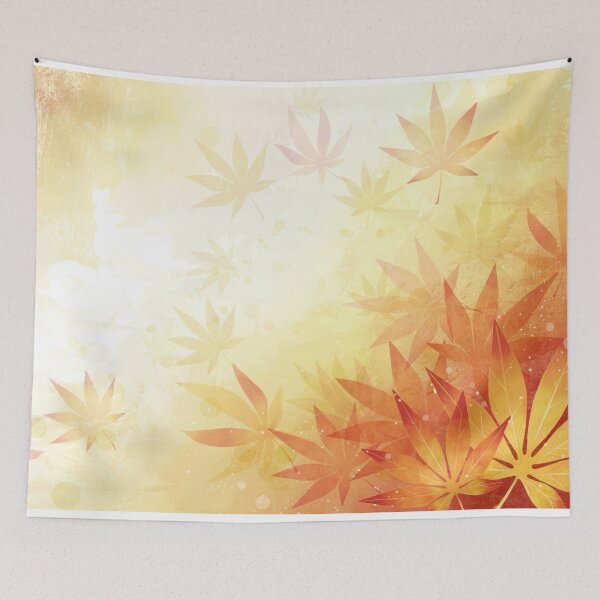 Item preview, orange leaves abstract designed and sold by SohaibHania.