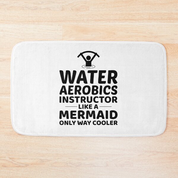 Item preview, Water Aerobics Instructor Mermaid Aquatic fitness designed and sold by CuteDesigns1.