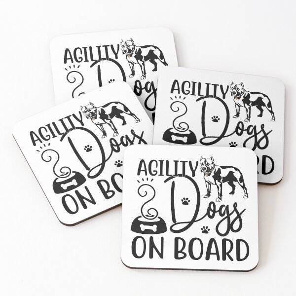 Item preview, Agility Dogs on Board designed and sold by McPurrface.