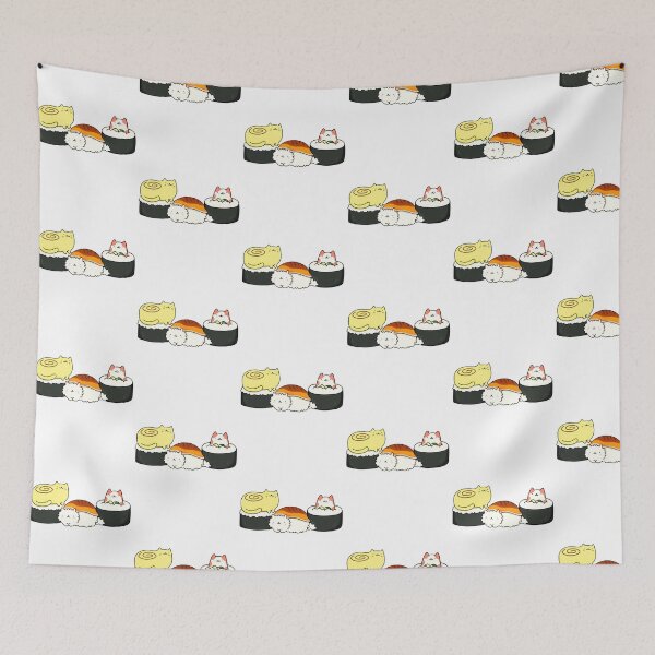 Item preview, Kawaii Cat Sushi designed and sold by kawaiilife.