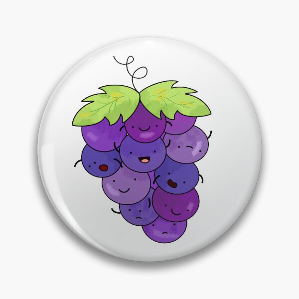 Item preview, Kawaii Grape Bunch designed and sold by kawaiilife.