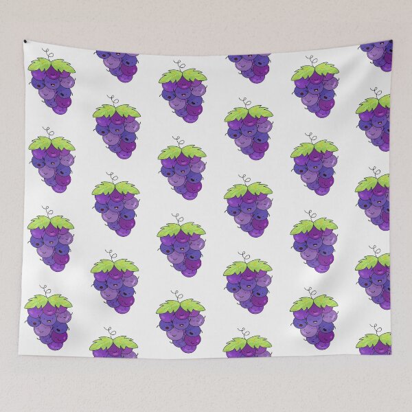 Item preview, Kawaii Grape Bunch designed and sold by kawaiilife.