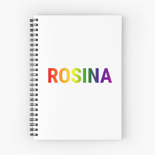 Aperçu de l'œuvre Rosina Rainbow Pride Name créée et vendue par PrideNames.