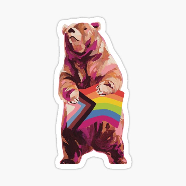 Gay Leather Bear Pride Flag Colors for Gay Bear Cubs T-Shirt, Gay