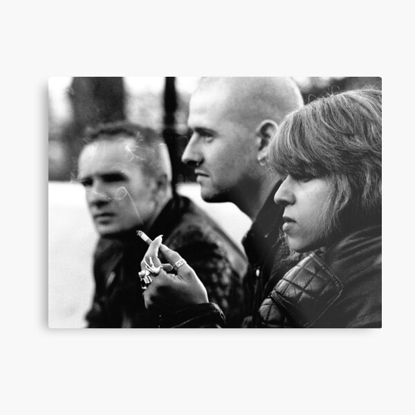 Bikers at the Man O' War Metal Print