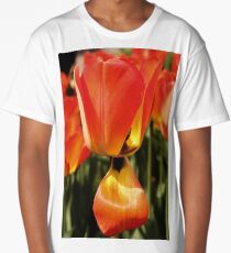 Drooping Tulip Petal Long T-Shirt