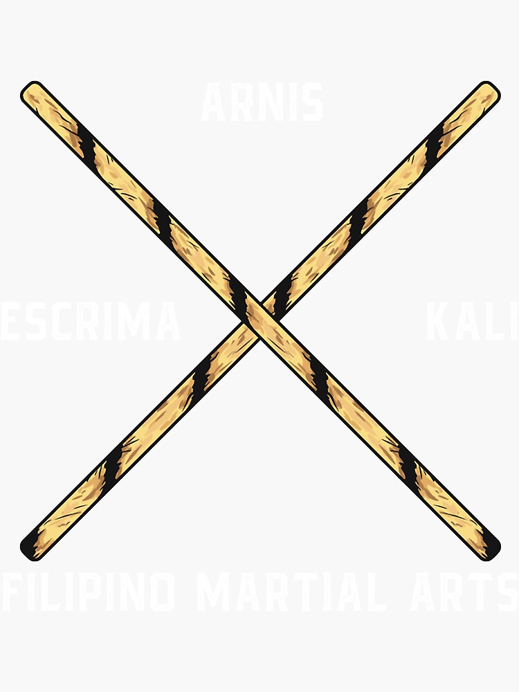 "Filipino Martial Arts Arnis Kali Eskrima FMA Escrima Sticks " Sticker