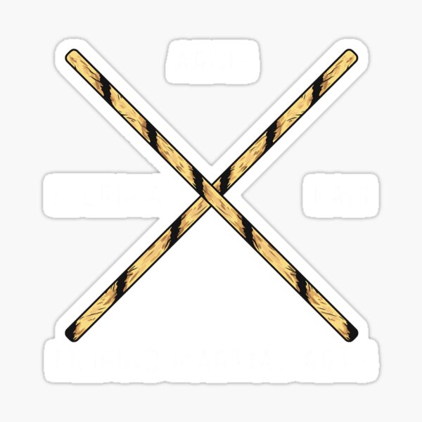 "Filipino Martial Arts Arnis Kali Eskrima FMA Escrima Sticks " Sticker