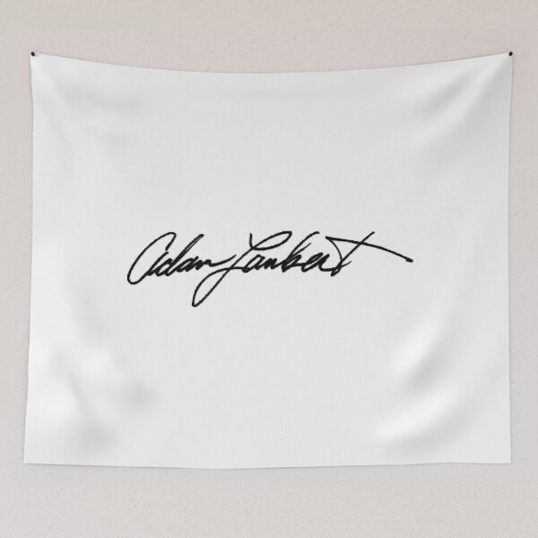 Item preview, Adam Lambert autograph   designed and sold by Sisowool.
