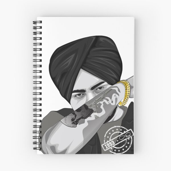 Item preview, sidhu moose wala sticker designed and sold by Desi  Merch.