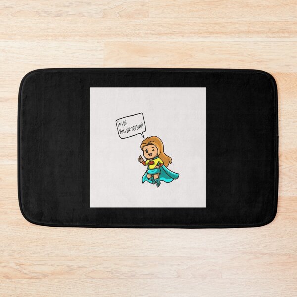 Item preview, Cute I'm A Girl Whats Your Super Power Empowering Super Girl Chiffon Top designed and sold by addeoovrteqt.