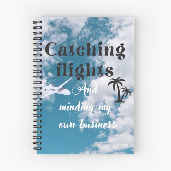 Item preview, Catching Flights And Minding My Own Business designed and sold by The Glasses Girl.