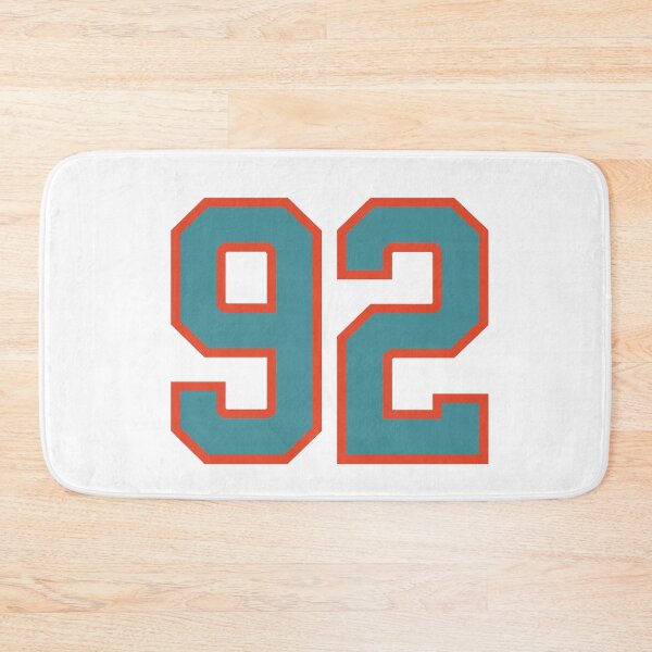Item preview, 92 number, aqua orange lucky sports ninety two designed and sold by ArtIsParty.