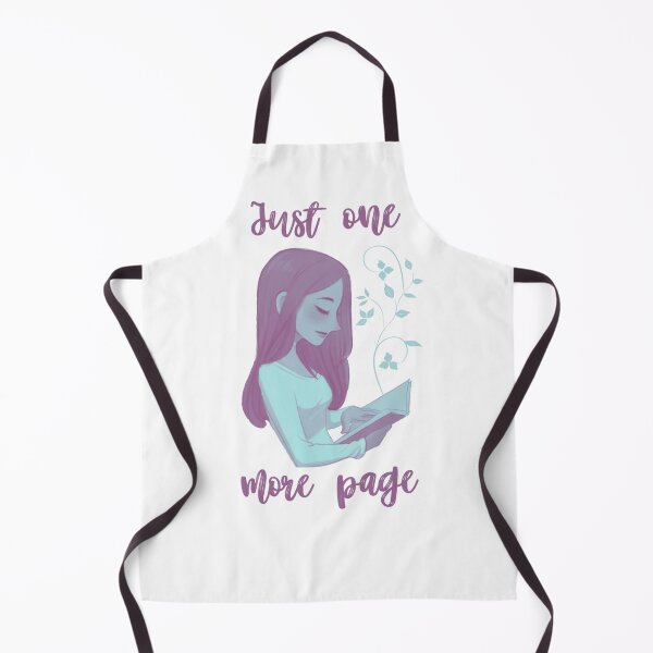 Item preview, Just one more page. Saying, girl with book designed and sold by Mirksaz-designs.