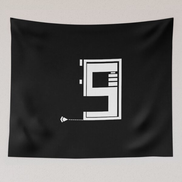 Item preview, Nier Automata 9s Symbol (White) Essential T-Shirt designed and sold by marshacryjsy7.