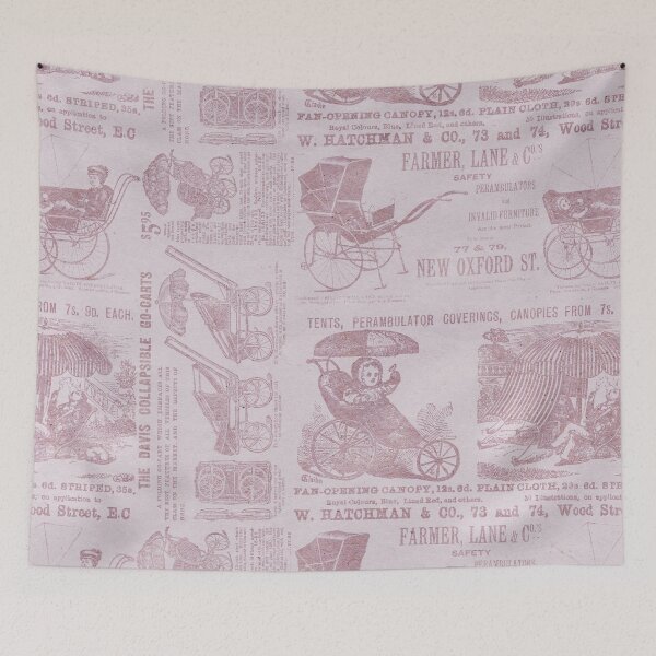 Item preview, Victorian Inspired Newsprint designed and sold by TotallyRetroArt.
