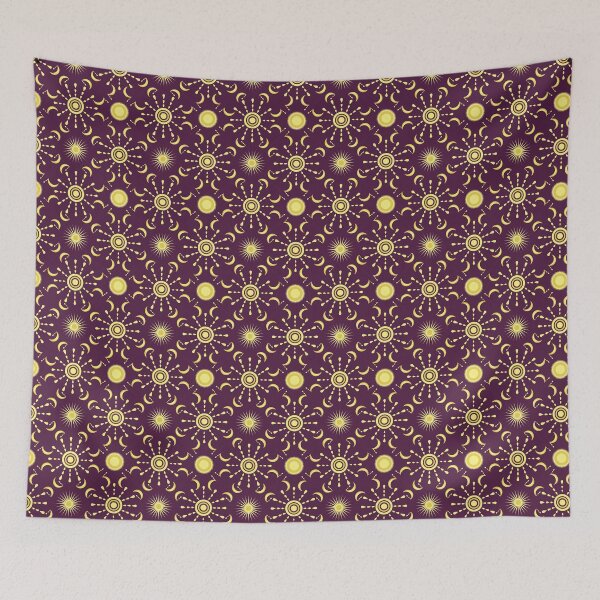 Item preview, Moon fabric pattern  designed and sold by mushopja.