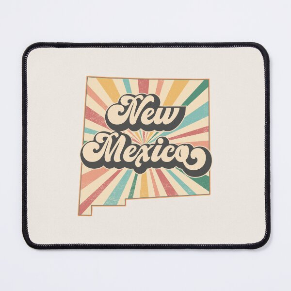 Item preview, New Mexico Fan Retro State, Vintage Groovy New Mexico Map, Distressed America Gift designed and sold by Cátia Lima.