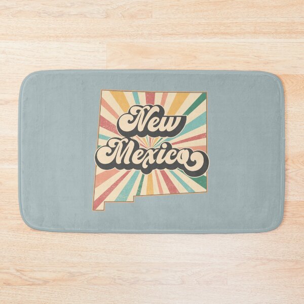Item preview, New Mexico Fan Retro State, Vintage Groovy New Mexico Map, Distressed America Gift designed and sold by Cátia Lima.
