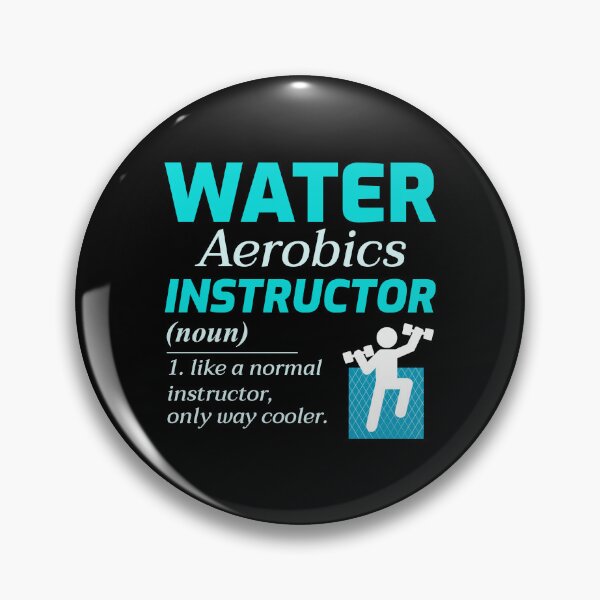 Item preview, Water Aerobics Instructor Aquatic fitness Trainer designed and sold by CuteDesigns1.