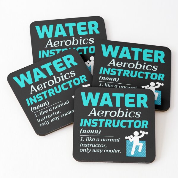 Item preview, Water Aerobics Instructor Aquatic fitness Trainer designed and sold by CuteDesigns1.