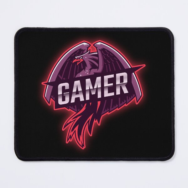 Item preview, Gamer with Intimidating Phoenix Bird designed and sold by PRIVARSHU.