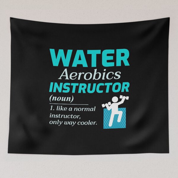 Item preview, Water Aerobics Instructor Aquatic fitness Trainer designed and sold by CuteDesigns1.