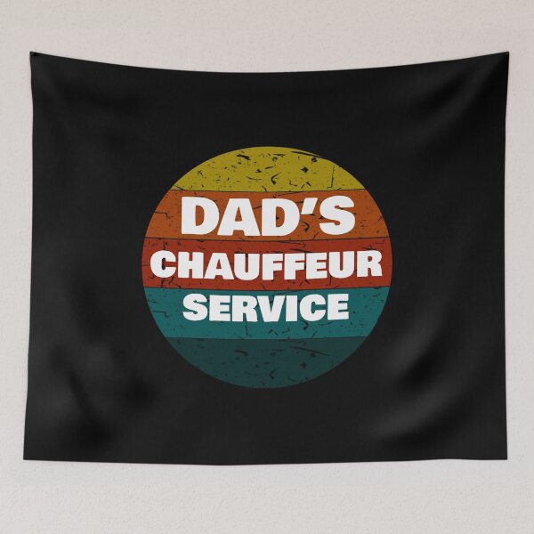 Item preview, dad's chauffeur service Vintage Retro Gifts designed and sold by rachidhaz.