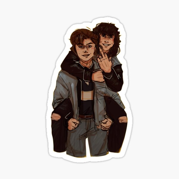 Steddie, Steve and Eddie Stranger things Sticker