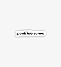 "Poolside Convo" - Frank Ocean (Blonde - Self Control) Sticker