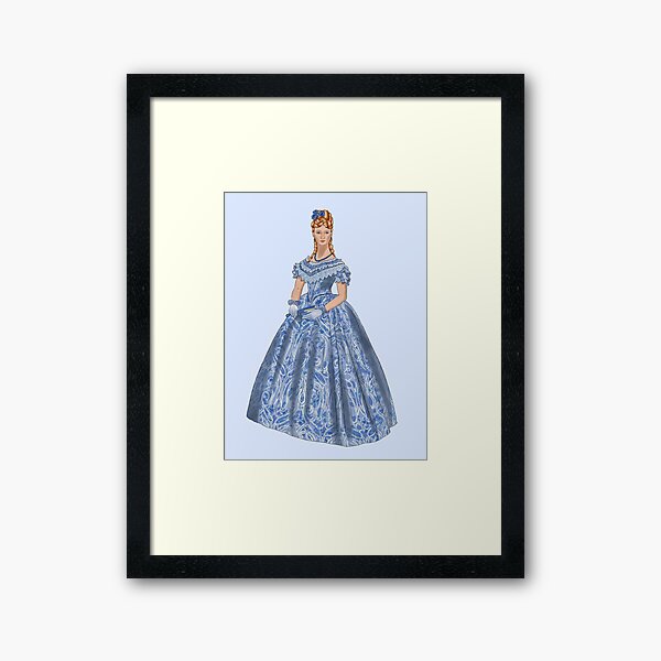 Lady Octavia Wyndham - Victorian Era Fashion Sticker for Sale by  LochNestFarm