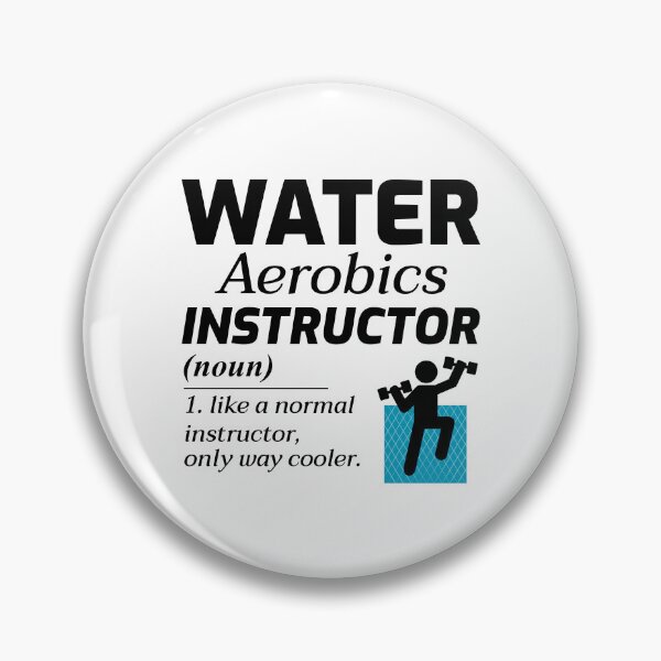 Item preview, Water Aerobics Instructor Aquatic fitness Trainer designed and sold by CuteDesigns1.