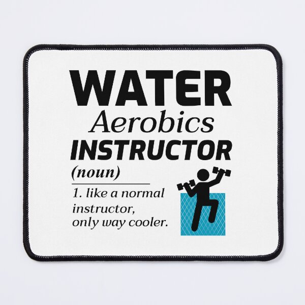 Item preview, Water Aerobics Instructor Aquatic fitness Trainer designed and sold by CuteDesigns1.